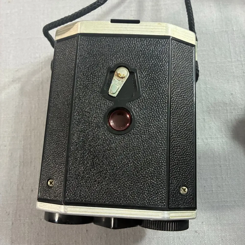 Vintage Kodak Brownie Reflex Synchro 127 Film Camera Original Box Made in USA